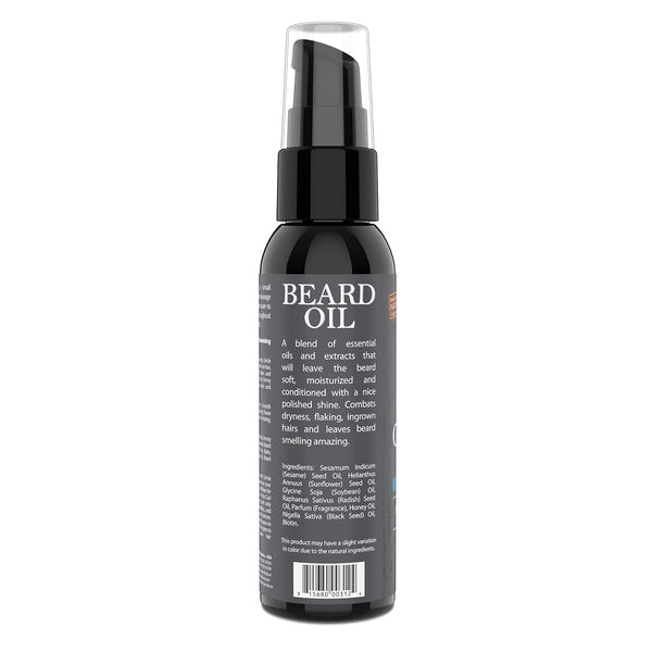 Uncle Jimmy Beard Growth Oil with Biotin | Natural Beard Care for Thicker, Fuller Healthier Beard | Men'S Facial Hair Treatment for Grooming |