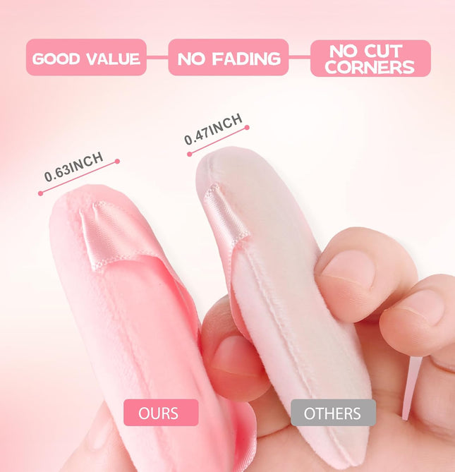 8 Pieces Triangle Powder Puff Face Soft Triangle Makeup Puff Velour Cosmetic Foundation Blender Sponge Beauty Makeup Too