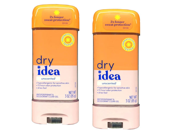 Dry Idea Advanced Dry Powder Fresh Gel 3 Ounces (Pack of 2) Powder Fresh 3 Ounce (Pack of 2)
