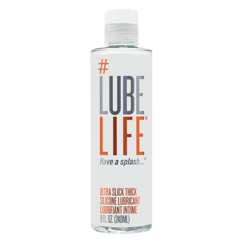 LUBELIFE Ultra Slick Thick Silicone-Based Lubricant, Water Resistant, Thick Silicone Lube for Men, Women and Couples, 8 Fl Oz 8 Fl Oz (Pack of 1)