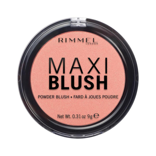 Rimmel London Maxi - 001 Third Base - Blush Powder, Lightweight, Highly Pigmented, Blendable, 0.31Oz