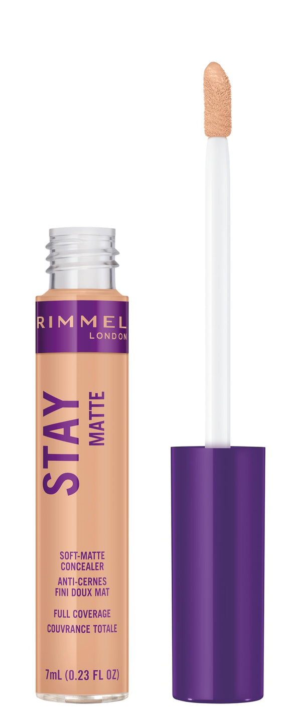 Rimmel London Stay Matte - 111 Fair - Concealer, 24-Hour Wear, Shine Control, Fights Free Radicals, 0.23oz Fair 0.23 Fl Oz (Pack of 1)
