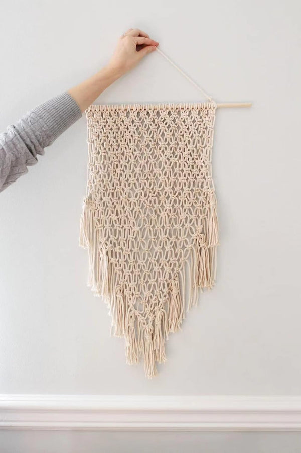 Macrame Cord 3mm x 328Yards(984Feet), Natural Cotton Macrame Rope - 3 Strands Twisted Macrame Cotton Cord for Wall Hanging, Plant Hangers, Crafts,