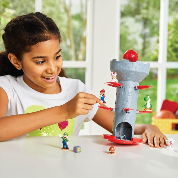 EPOCH Games - Super Mario Blow Up Shaky Tower Tabletop Game