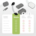 Baby Proofing Child Safety Locks (16 Pack) by Skyla Homes - The Safest, Quickest and Easiest 3M Adhesive Cabinet Latches, No Screws & Magnets,