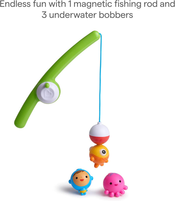 Munchkin® Fishin'™ Magnetic Baby and Toddler Bath Toy, 4pc Set Pack of 1
