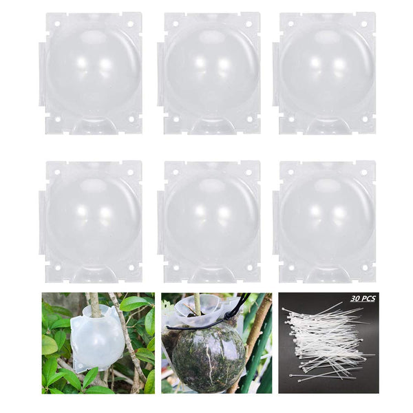 Air Layering pods, Reusable Plant Rooting Device Plant Rooting Grow Box High Pressure Propagation Ball Grafting Device Botany Root Controller
