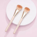 Angled Blush Brush, Blush Makeup Brush, Detail Blush Brush, Fluffy Blush Brushes for Cheeks, Contour Makeup Brushes, Power Contour Brush - Gold