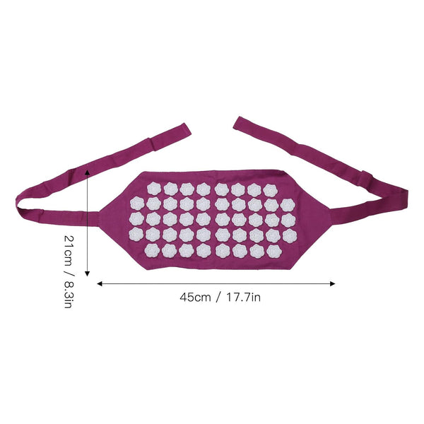 Acupressure Wrap Strap Relaxing Stress Relief Acupressure Belt ABS for Home Office Travel Convenient Practical Cotton Fabric Acupressure Massage