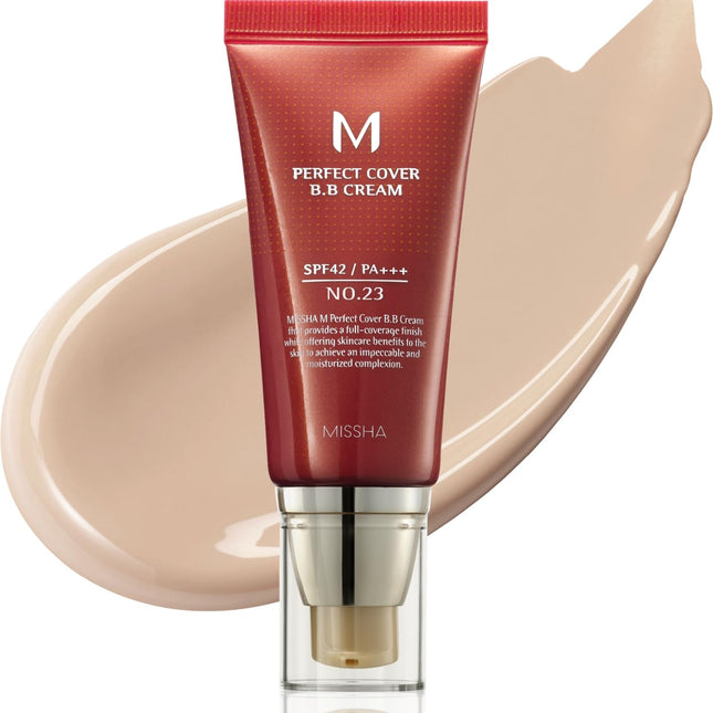 MISSHA M Perfect Cover BB Cream No.23 Natural Beige -Light/Medium with Cool/Neut