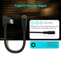 12V Heated Jacket Battery Step-Up Adapter Charger Cable Compatible with Milwaukee, M12, Makita, Snapon, Metabo, Craftsman, AEG Gear (TypeC Stepup