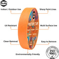 5 Rolls Pinstripe Tape - Masking Tape 1/16", 1/8", 1/4", 1/2", 3/4" - Thin Painters Masking Automotive Tape for DIY, Car, Auto, Paint, Art,