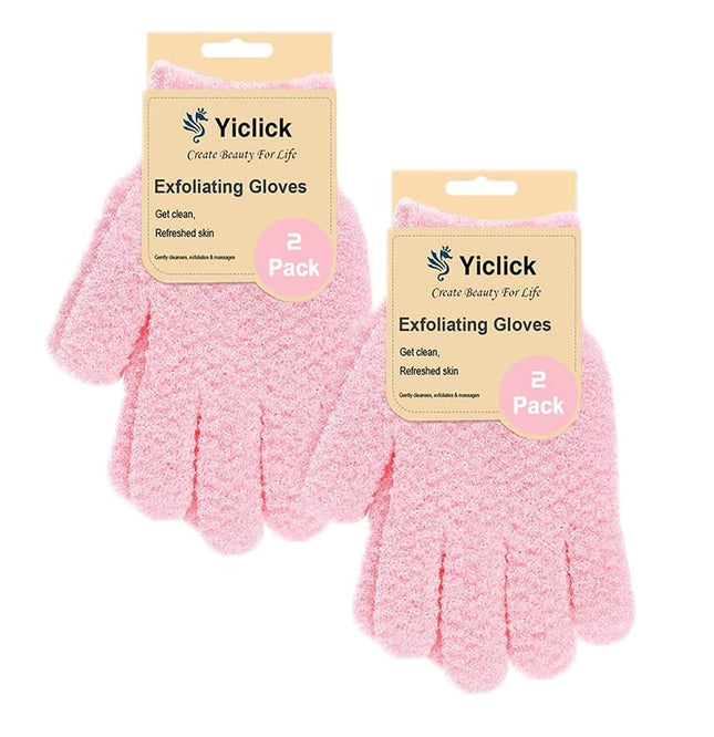 Yiclick Heavy Exfoliating Gloves, Exfoliating Body Scrubber for Bath Shower Exfo