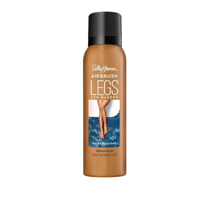 Sally Hansen Airbrush Legs, Leg Spray-On Makeup, Medium Glow 4.4 Oz Spray-On - Medium Glow 4.4 Fl Oz (Pack of 1)