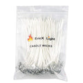 EricX Light 100 Piece Natural Candle Wick, Low Smoke 6" Pre-Waxed & 100% Natural Cotton Core,For Candle Making,Candle DIY