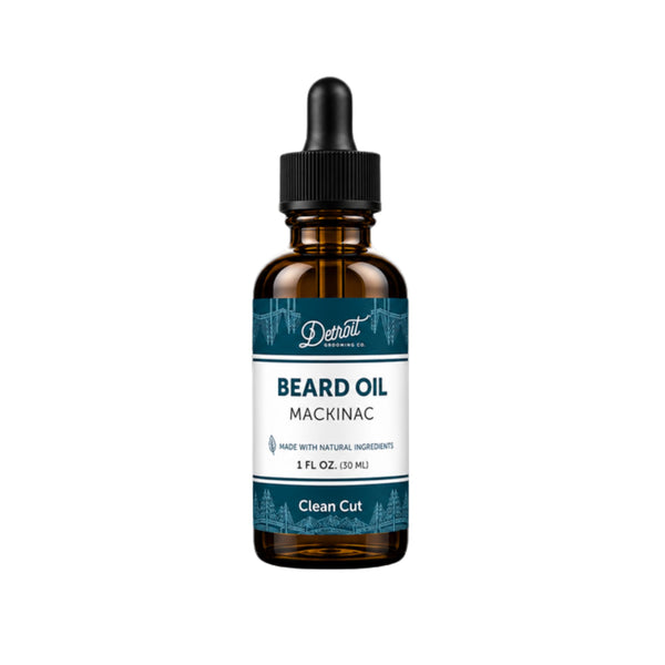 Detroit Grooming Co. Beard Oil | Mackinac| Natural Formula, 1 oz Mackinac 1 Fl Oz (Pack of 1)