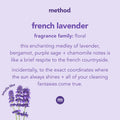 Method All-Purpose Cleaner Spray, French Lavender, Plant-Based and Biodegradable Formula Perfect for Most Counters, Tiles and More, 28 Fl Oz,
