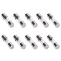 I-MART 10 Pcs F5AL Fast-Blow Fuse 5A 250V Glass Fuses 5 X 20 Mm (5Amp) (F5A) (F5A)