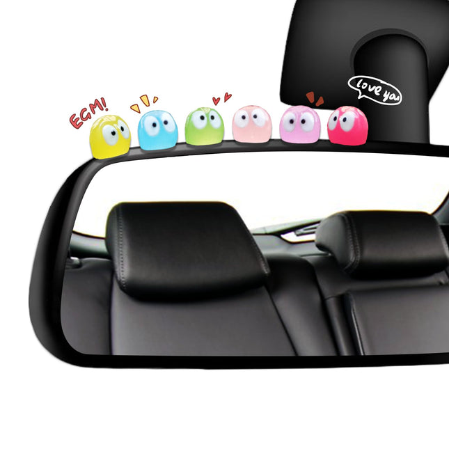 Cute Luminous Soot Sprites,35 Pcs Automotive Interior Decoration Accessories for Car Rearview Mirror and Dashboard,Cute 