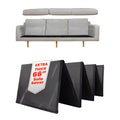 LAMINET Deluxe Extra Thick Sagging Furniture Cushion Support Insert| Seat Saver| New and Improved| Extend the Life of Your Sofa| 60% Thicker -