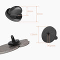 Lapel Pin Backs, Safety Backs for Brooch Tie Hat Badge Insignia Black 100