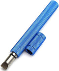 Bulex Golf Club Groove Sharpener, Re-Grooving Tool and Cleaner for Wedges & Irons - Generate Optimal Backspin - Suitable for U & V-Grooves Blue