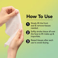 CALA Cucumber Makeup Remover Cleansing Tissues, Removes Makeup + Waterproof Eye Makeup Without Irritation, Deep Cleansing Wipes Leave Skin Soft
