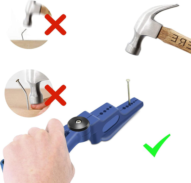 Plastic Pliers, Home Tool Auxiliary Pliers, Jelanry Secure Nails Anti-Smashing Finger Joint Pliers for More Safety for H