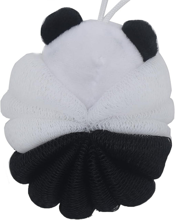Cute Animal Bath Loofahs Sponge Pouf Mesh Body Scrubber Shower Exfoliating for Women Kids Girls Boys
