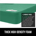 GORILLA GRIP® Extra Thick Patent Pending Supportive Foam Kneeling Pad, 2 PK, Large Cushion Knee Pads for Gardening, Baby Bath, Dirt and Water