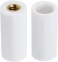 OCR 10Pcs 13mm Soft Grey Cue Tips Billiard Replacement Screw-on Tips with Pool Cue Stick Ferrules