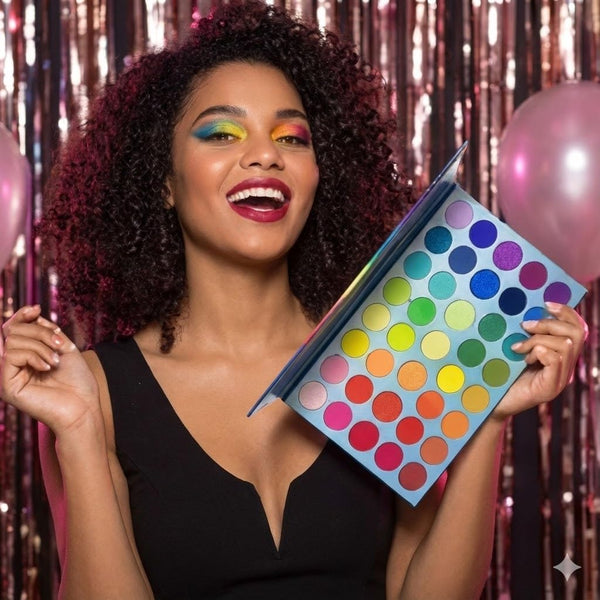 39 Color Rainbow Eyeshadow Palette - Professional Makeup Matte Metallic Shimmer Eye Shadow Palettes - Ultra Pigmented Powder Bright Vibrant Colors