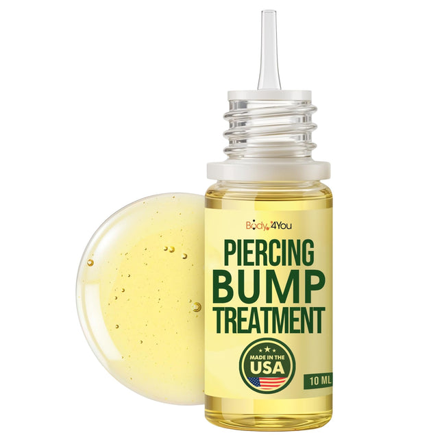 Bodyj4You Piercing Keloid Bump Removal - Natural Oil Piercing Bump Treatment - N