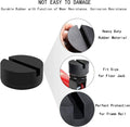 Floor Jack Pad Adapter 4 Ton Universal Rubber Slotted Frame Rail Pinch welds Protector for Floor Jack (4 Pack)