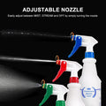 Plastic Spray Bottle (3 Pack, 24 Oz, 3 Colors) Heavy Duty All-Purpose Empty Spraying Leak Proof Mist Water Bottles for Cleaning Solutions Plants