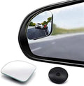 CUNCUI 2pcs Fan Shaped Blind Spot Mirror, 360 Degree Adjustabe HD Glass Blind Spot Mirrors, Frameless Convex Rear View Mirror, for any Car, Van,