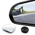 CUNCUI 2pcs Fan Shaped Blind Spot Mirror, 360 Degree Adjustabe HD Glass Blind Spot Mirrors, Frameless Convex Rear View Mirror, for any Car, Van,