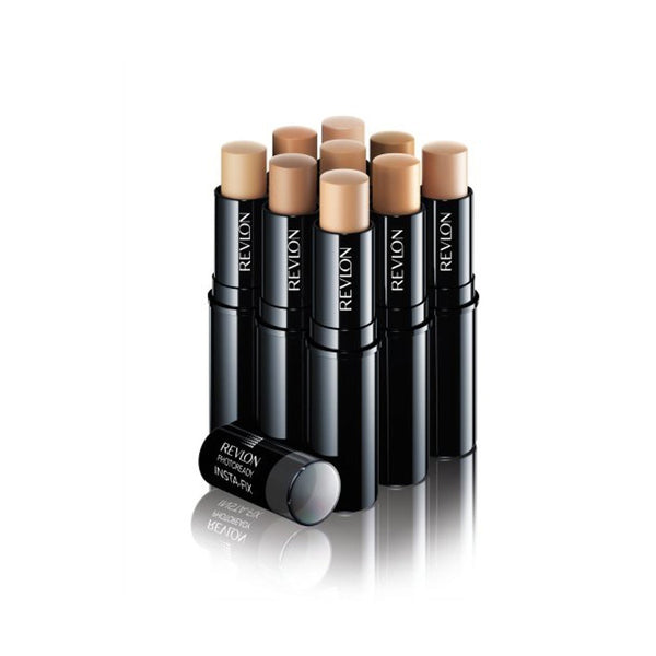 Revlon Foundation Stick, Photoready Insta-Fix Face Makeup for All Skin Types, SPF 20, Longwear Light-Medium Coverage with Natural Finish, 160