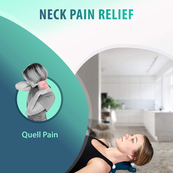 Trigger Point Pillow - Head and Neck Pain Relief Traction Device- Acupressure Support Relaxer for Tension Headache Relief, Improved Decompression