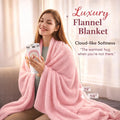Get Well Soon Care Package for Women, 12 Pcs Deluxe Self-Care Gift Box with Pink Cozy Blanket, Tumbler, Candle & Spa Feel Better Basket – After
