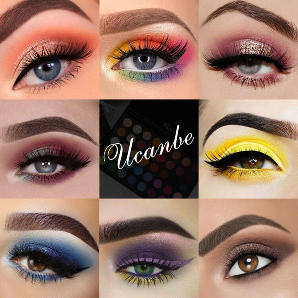 Highly Pigmented Eye Makeup Palette, Matte Shimmer Metallic Eyeshadow Pallet Long Lasting Blendable Natural Colors Make up Eye Shadows Cosmetics