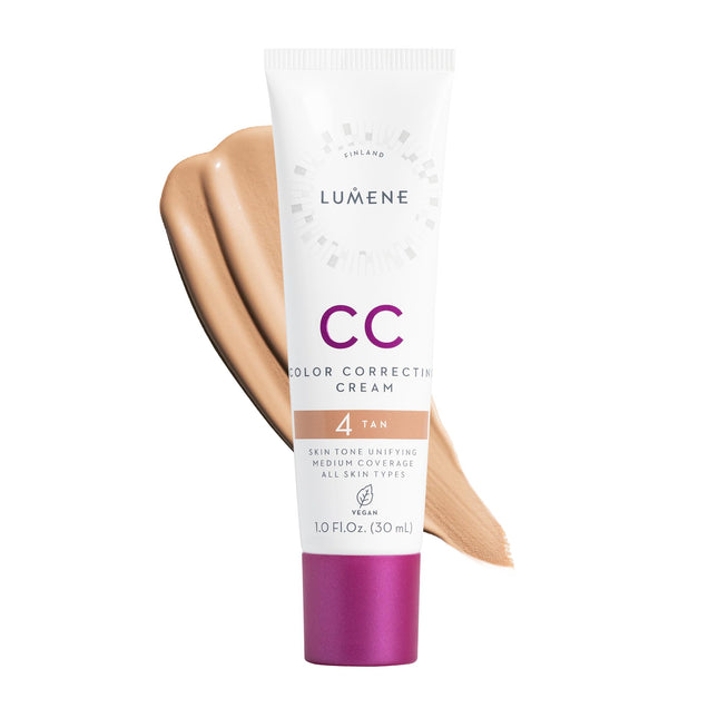 Lumene Color Correcting CC Cream - Lightweight Foundation - Medium Coverage - Re