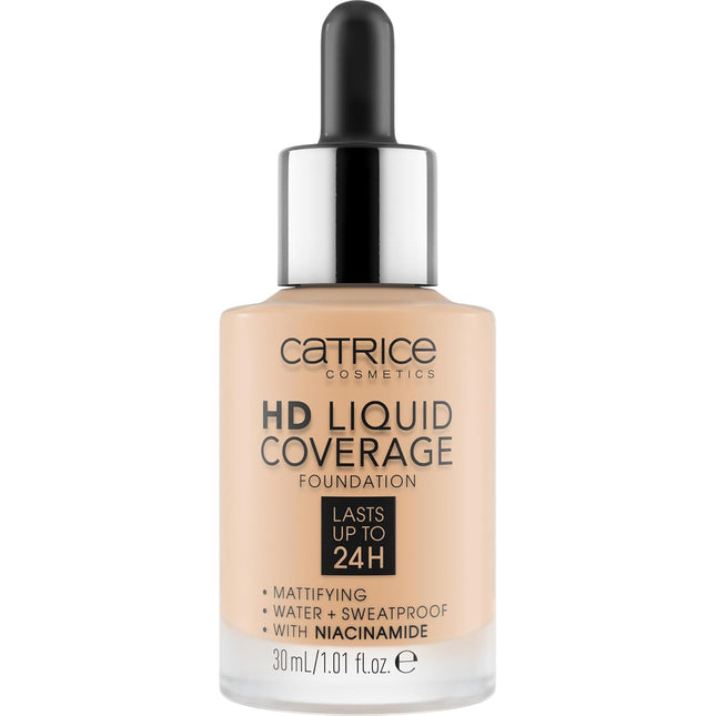 Catrice | HD Liquid Coverage Foundation | High & Natural Coverage | Vegan & Crue