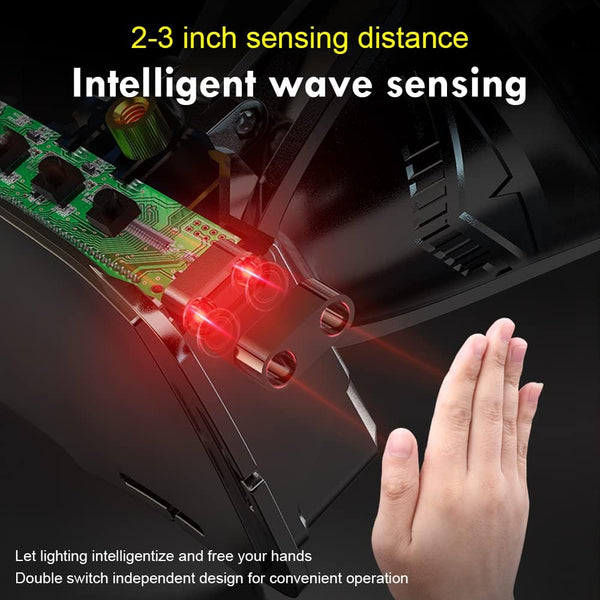 High Power LED Headlamp Super Bright Adult Motion Sensor Headlight Spotlight Waterproof Rechargeable Outdoor Hunting Light Flashlight Portable