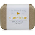 The Yellow Bird Eucalyptus Tea Tree Shampoo Bar. All Natural & Organic Ingredients. Sulfate Free, Detergent Free, Color Safe, and Silicone Free.