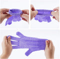 10 Pairs Exfoliating Gloves,Made of 100% Nylon,10 Colors Double Sided Exfoliating Gloves for Beauty Spa Massage Skin Shower Body Scrubber Bathing