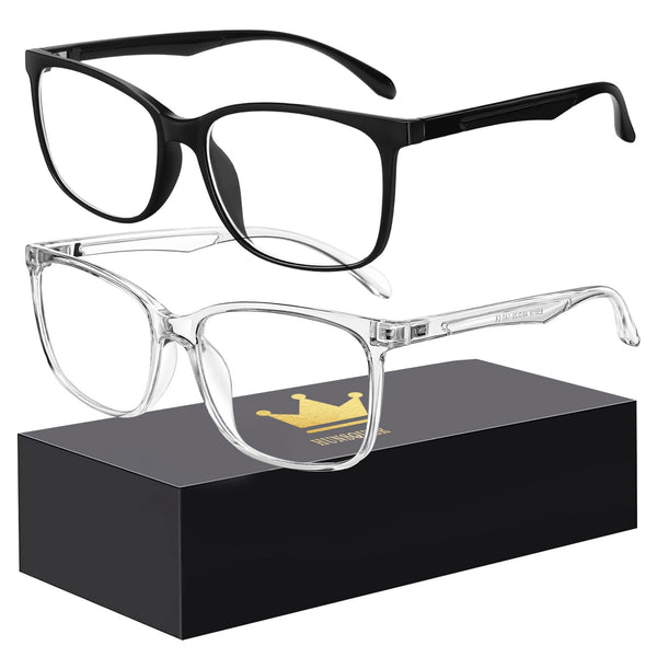 hunsquer Blue Light Glasses for Women Blue Light Blocking Glasses Men Computer Gaming Blue Screen Glasses Mens Blue Light Blocker Glasses