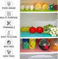 Aiosscd 7 PCS Shelf Mats Refrigerator Liners Washable Refrigerator Pads Fridge Mats Drawer Placemats Home Kitchen Gadgets Accessories Organization