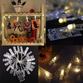 Dopheuor Photo Clip String Lights LED Fairy Clip String Lights Hanging Photo Pictures Battery Operated for Gifts Patio Christmas Bedroom Wedding