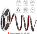 ALITOVE Orange LED Strip Lights 16.4ft 5050 SMD Black PCB 5M 300 LEDs Waterproof IP65 12V DC for Home Hotels Clubs Shopping malls Cars Lighting